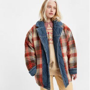 NWOT Small Levi's Reversible Oversized Trucker Jacket
